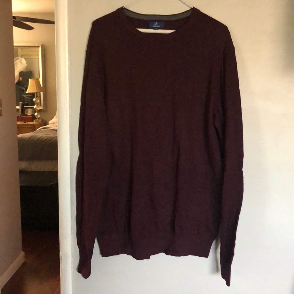 Dark Maroon George long sleeve shirt